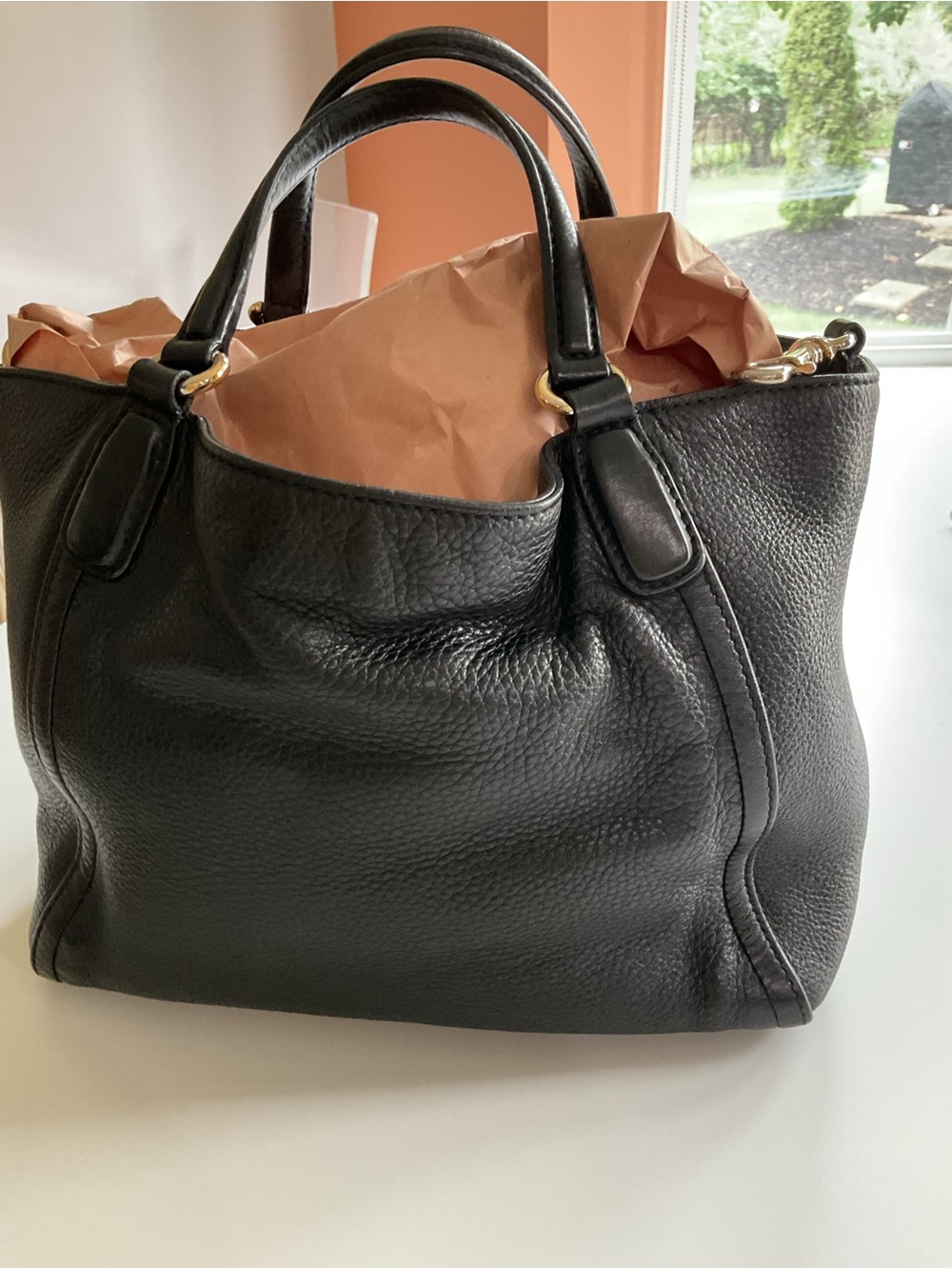 Gucci Soho Black Pebbled Leather Tote and Wallet - Picture 3 of 10